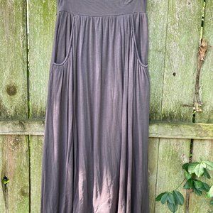 Garnet Hill Favorite Maxi Castlerock Skirt Small